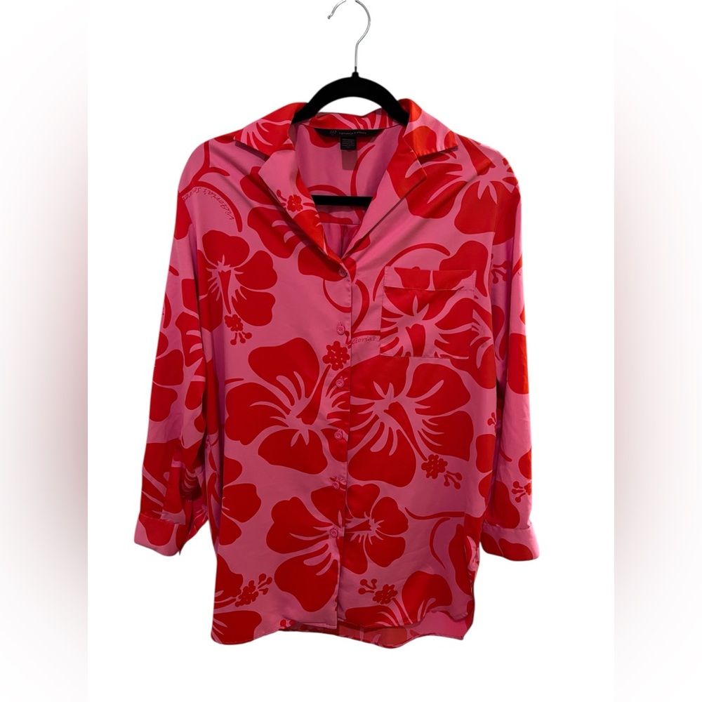 Victoria's Secret R&B Floral Printed Shirt Style Top✨